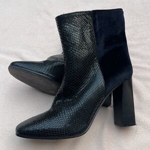 Day Birger et Mikkelsen Italy Leather Square Toe Block Heel Boots EU 40 US 9–9.5